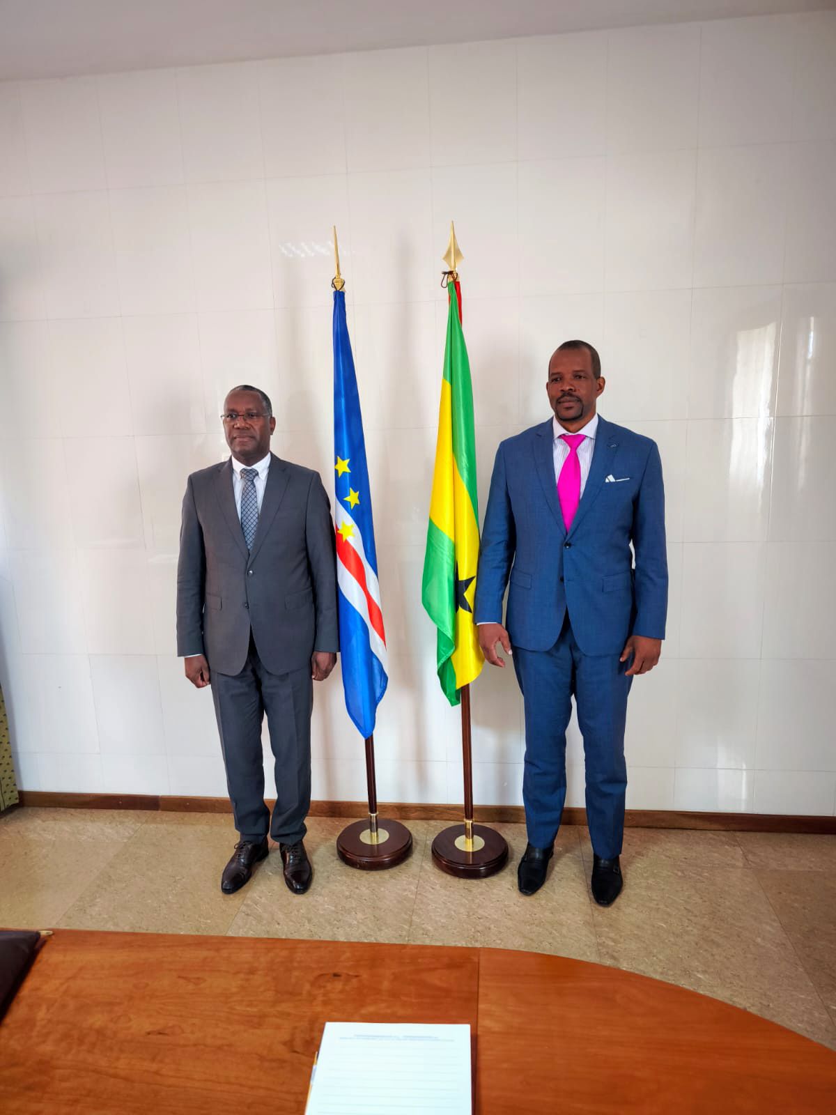 Delegação do Tribunal Constitucional de São Tomé e Príncipe recebida pelo Tribunal Constitucional de Cabo Verde no âmbito da missão de observação eleitoral